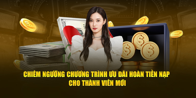 Chiêm ngưỡng chương trình ưu đãi hoàn tiền nạp cho thành viên mới 